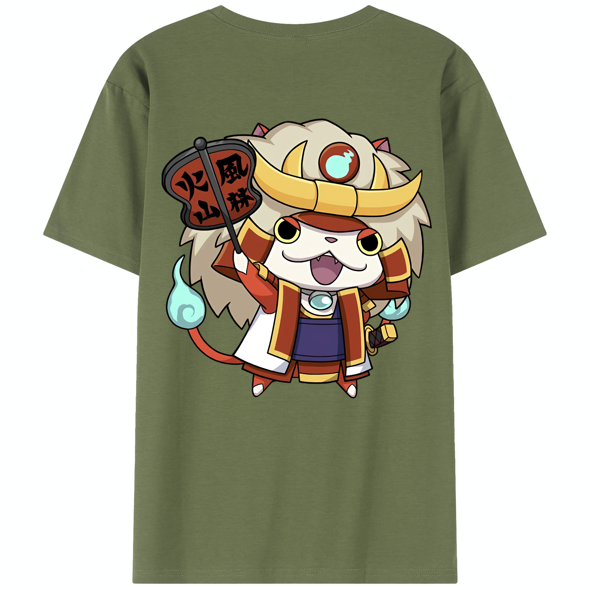 （画像用） 妖怪ウォッチ Yo-kai Watch 綿100％半袖Tシャツ（背面プリント）